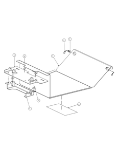 Floor Panel Assembly Diagram and Parts List for M48-KHS 53AB5B5M750-18HP Cub Cadet Lawn Tractor